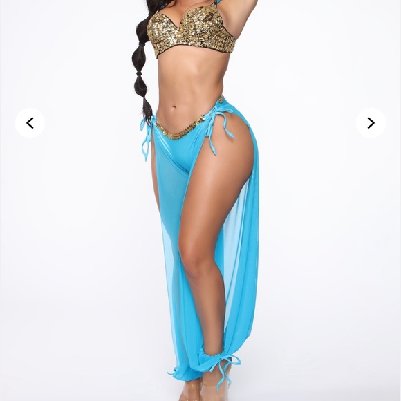 Halloween Fashion Nova BRAND new  Whole New World Princess 3 Piece Costume Set - Picture 1 of 7
